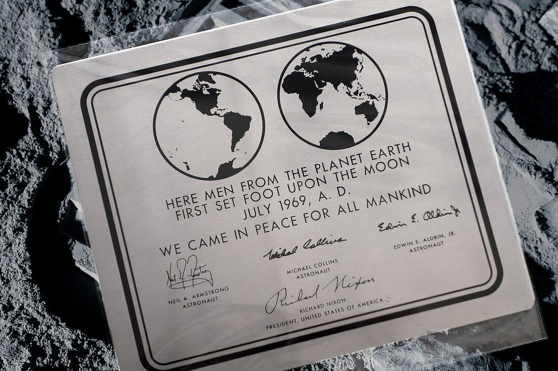 Apollo 11 Moon plaque